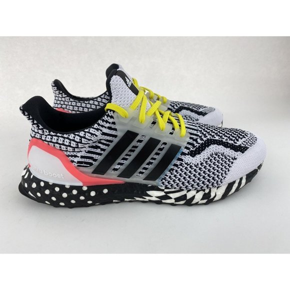 Adidas Ultraboost 5.0 DNA Multi Pattern Black White Men's Size 10 Shoes - Picture 7 of 11